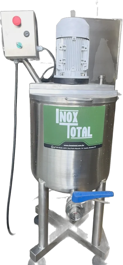 Batedor de calda em aço inox