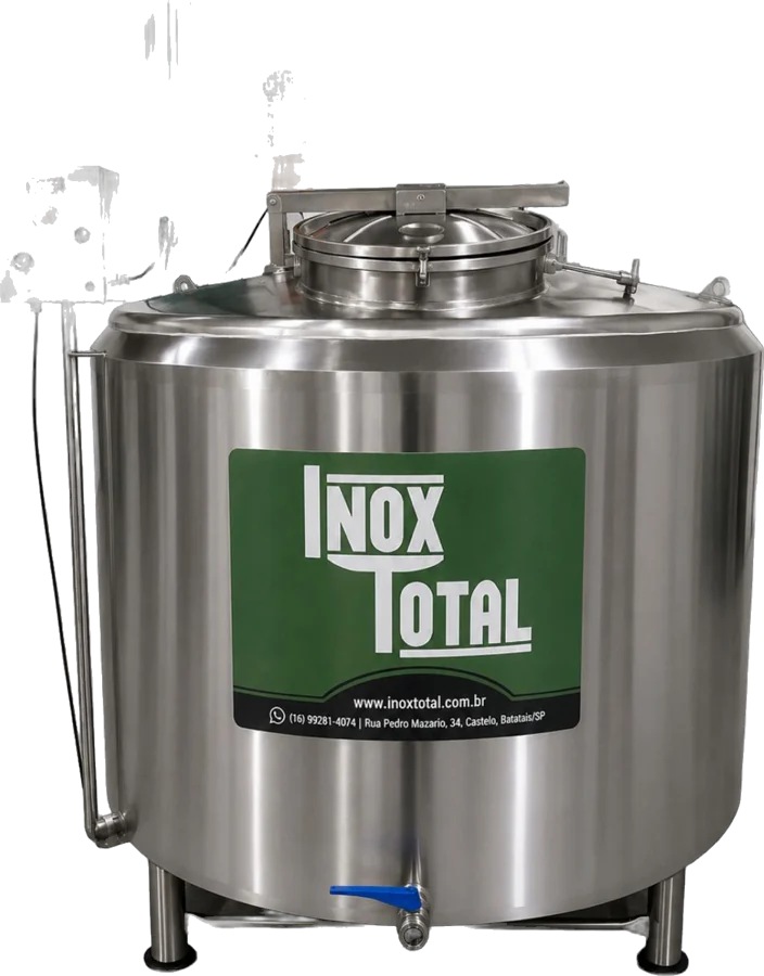 Tanque de aço inox